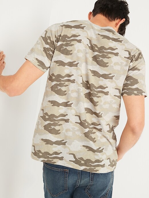 Camouflage v neck t shirt best sale