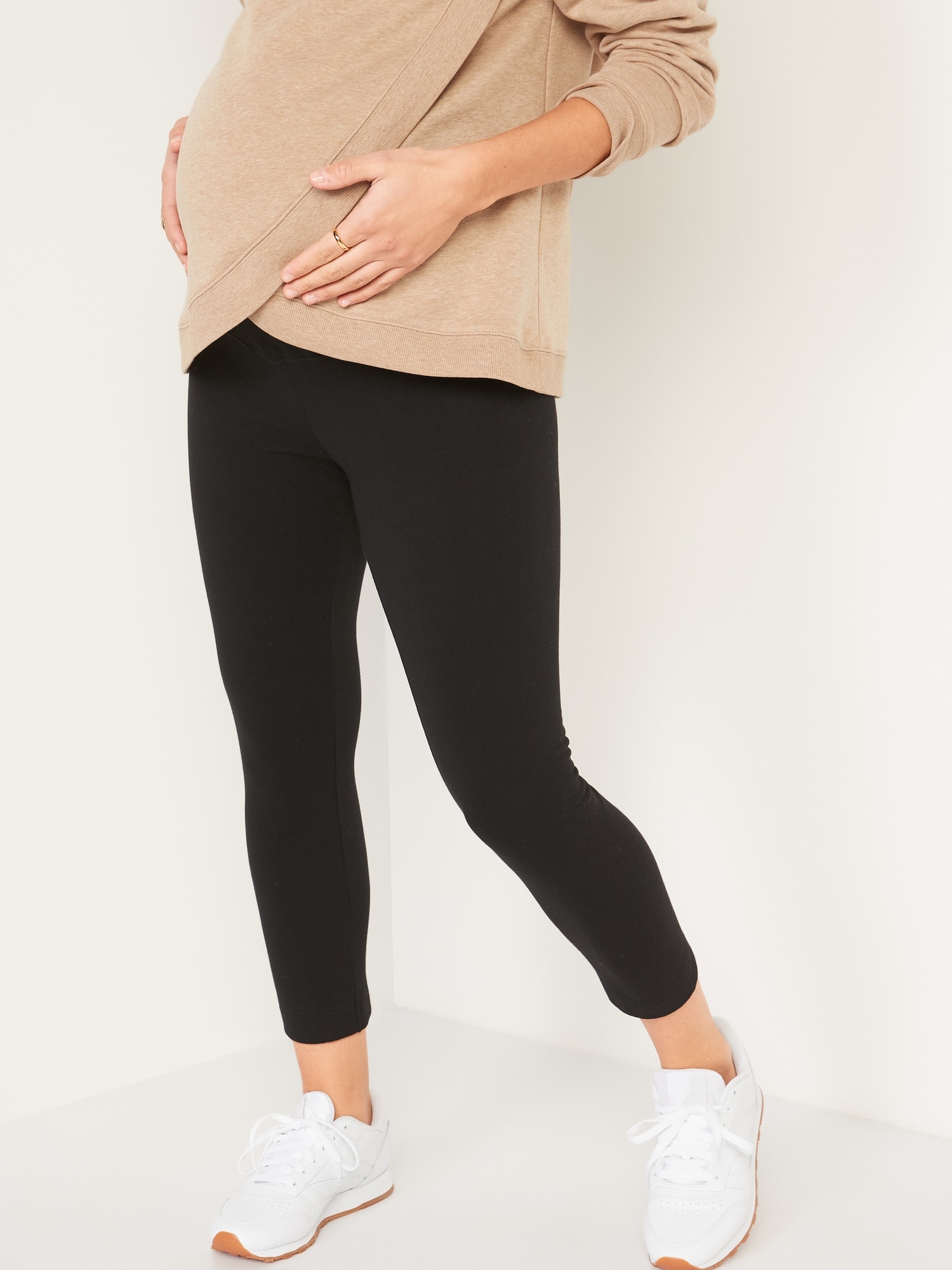 old navy maternity capri leggings