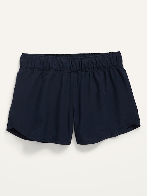 Dolphin-Hem Run Shorts for Girls