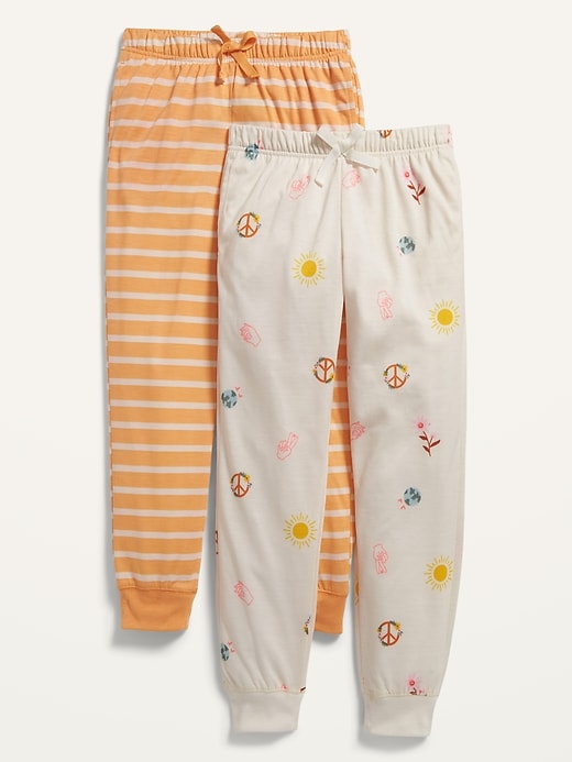 Printed Jersey Pajama Joggers 2-Pack for Girls