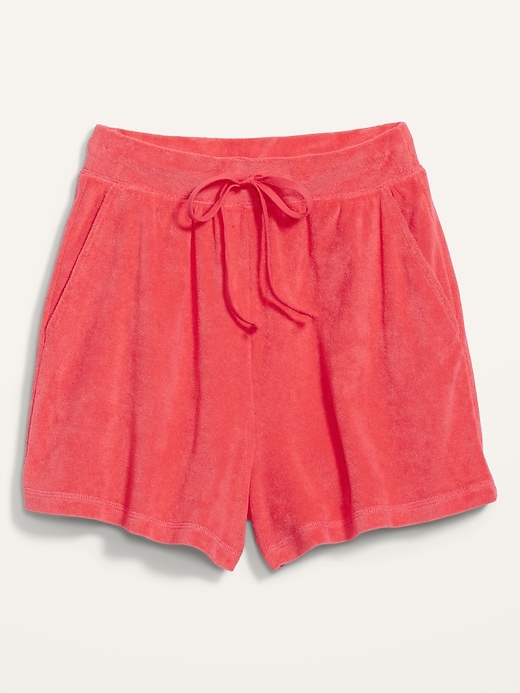 Image number 4 showing, Extra High-Waisted Vintage Lounge Shorts -- 3-inch inseam