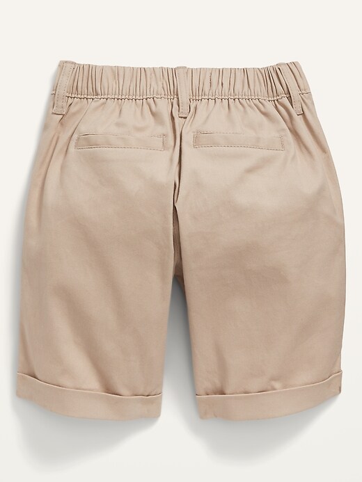 Uniform Clean Slate Stain-Repellent Bermuda Shorts for Girls