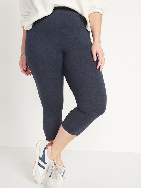 High-Waisted Crop Leggings