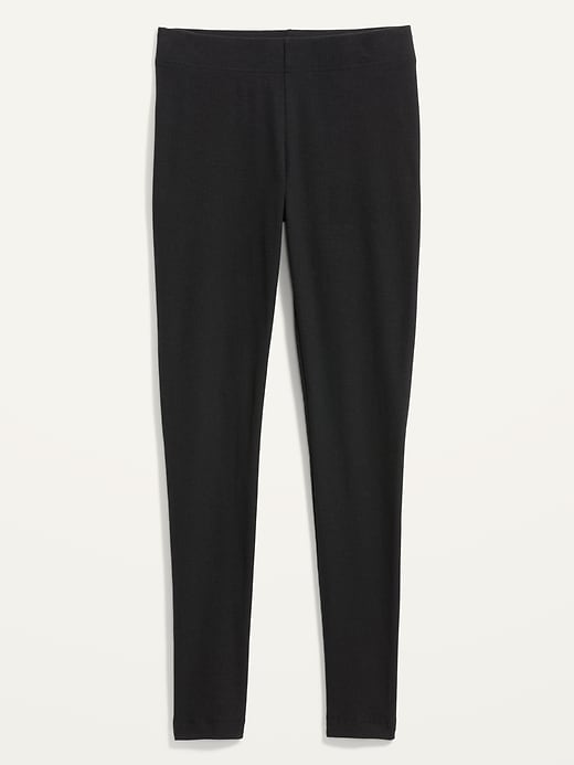 Image number 4 showing, High Waisted Rib-Knit Leggings for Women