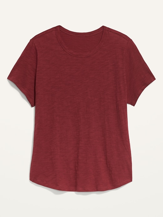 L'image numéro 4 présente T-shirt Tout-aller en tricot grège pour femme