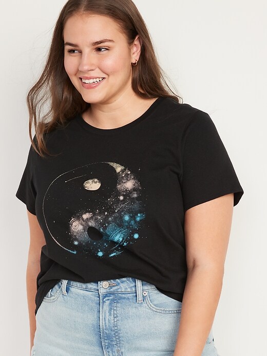 Image number 1 showing, Short-Sleeve Graphic EveryWear Tee for Women