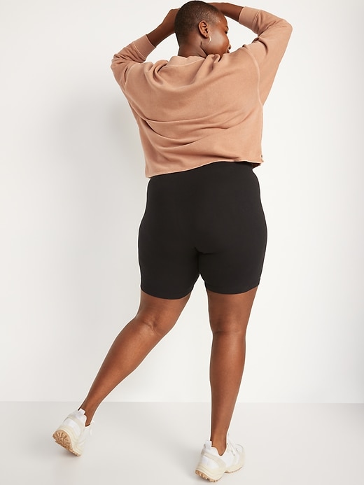 Image number 8 showing, High-Waisted Biker Shorts -- 8-inch inseam