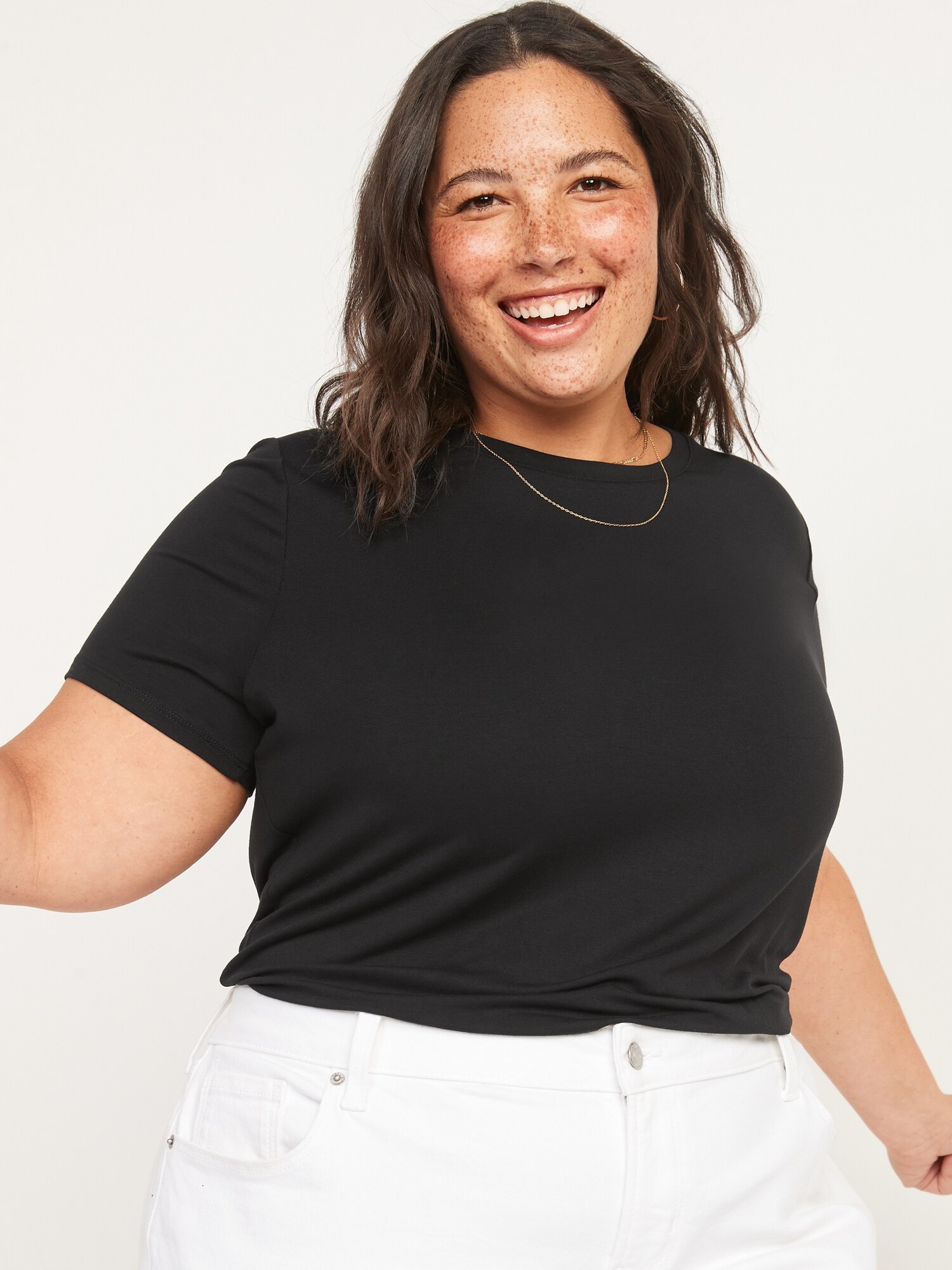 Luxe Crew-Neck T-Shirt for Women | Old Navy