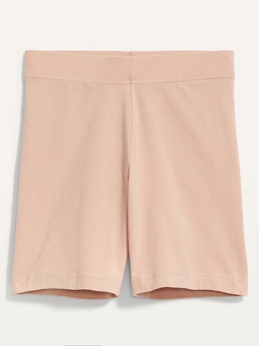 Image number 4 showing, High-Waisted Jersey Biker Shorts -- 6-inch inseam