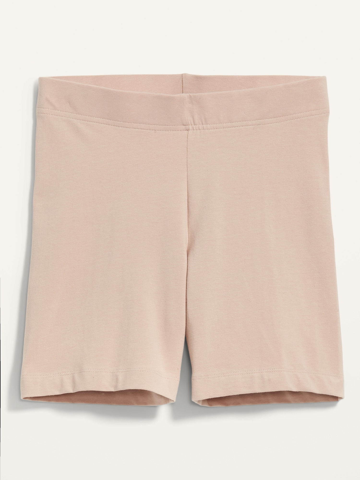 High-Waisted Jersey Biker Shorts For 