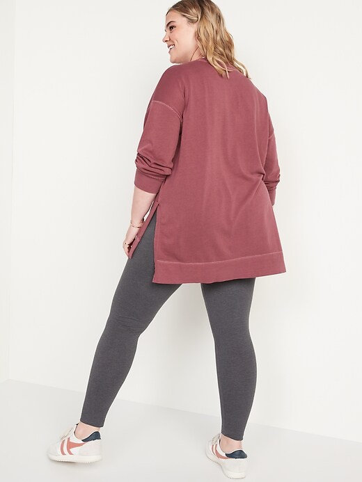 Image number 8 showing, Mid-Rise Jersey-Knit Leggings For Women