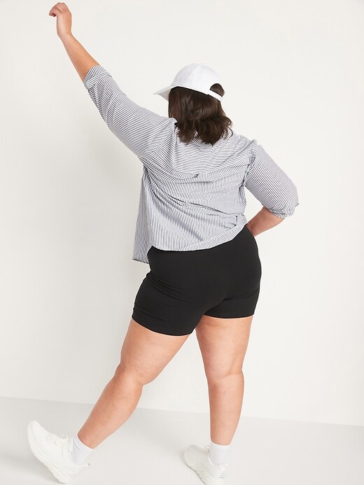 L'image numéro 8 présente Cuissard en jersey à taille haute, entrejambe de 15 cm