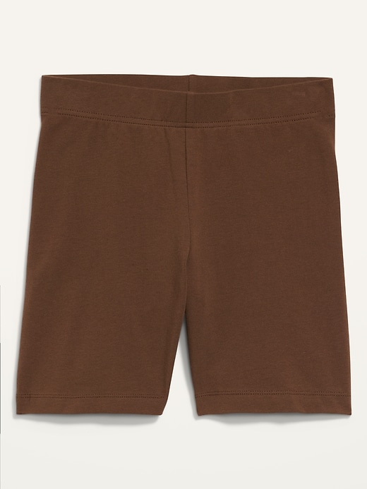 Image number 4 showing, High-Waisted Jersey Biker Shorts -- 6-inch inseam