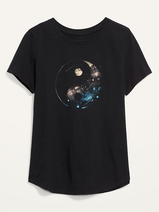 Image number 4 showing, Short-Sleeve Graphic EveryWear Tee for Women