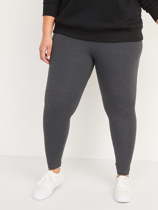 L'image numéro 7 présente Legging tendance à taille haute en jersey à superposer