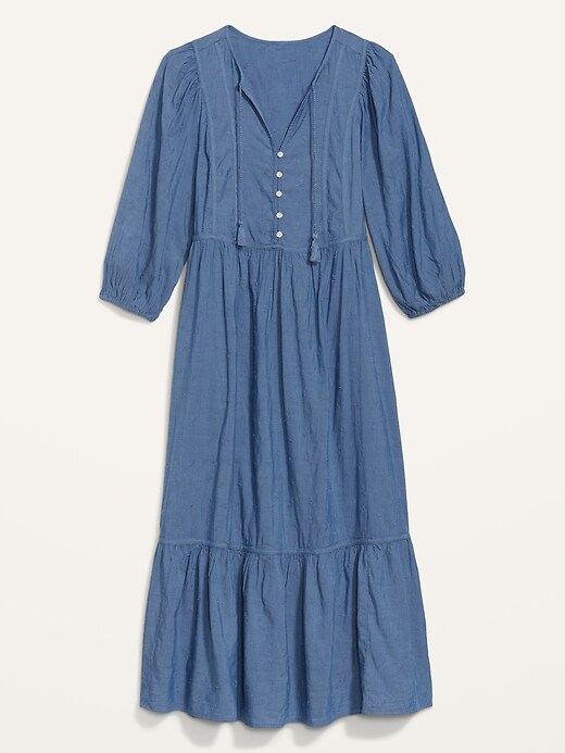 Image number 4 showing, 3/4-Sleeve All-Day Maxi Swing Dress for Women