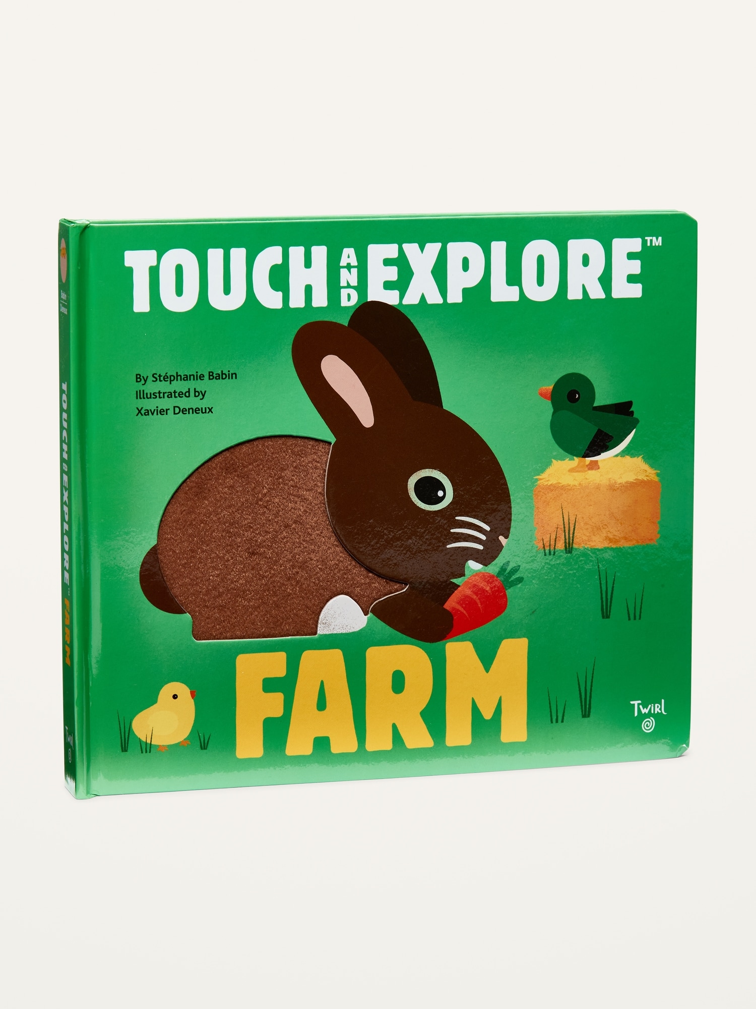 Old Navy "Touch & Explore&#153 Farm" Picture Book for Toddler green. 1