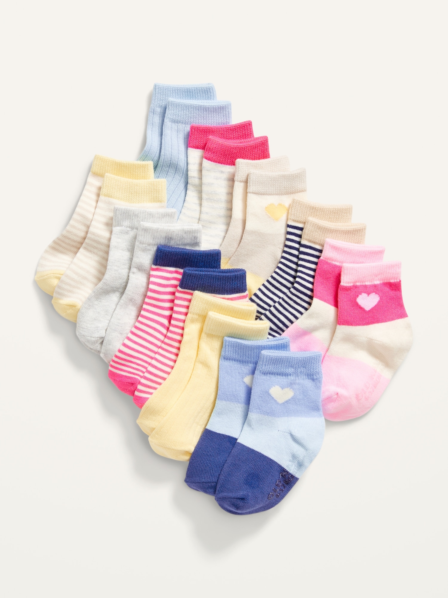 Unisex Crew Socks 10Pack for Toddler & Baby Old Navy