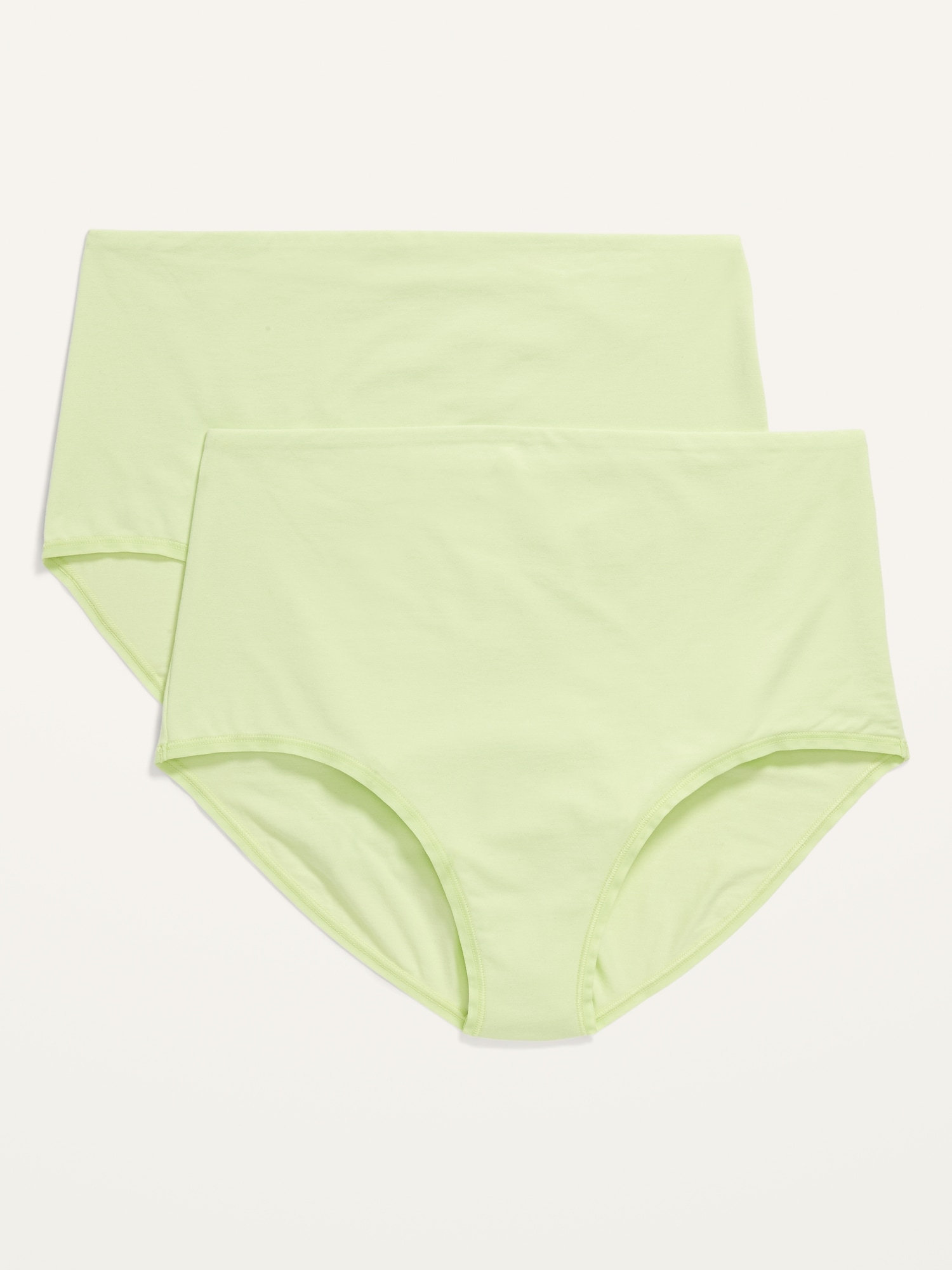 Maternity Supima® Cotton-Blend Over-the-Bump Underwear Briefs - Yellow