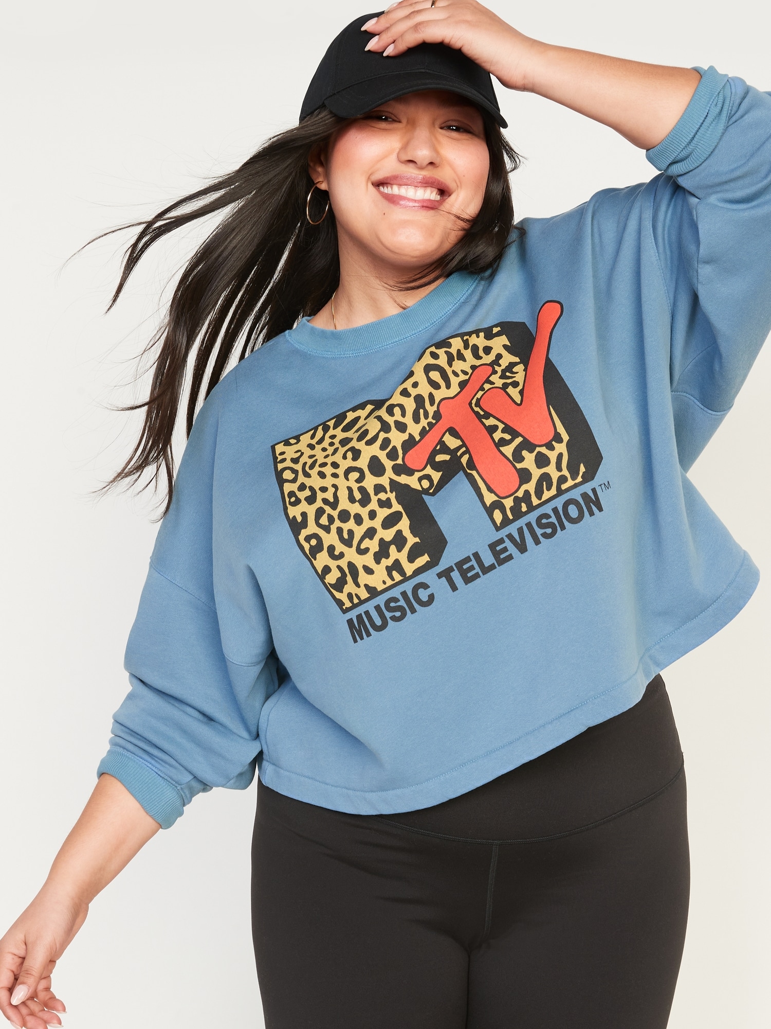 Mtv 2024 cropped hoodie