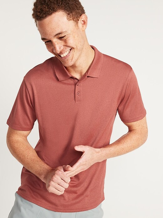 Image number 1 showing, Go-Dry Cool Odour-Control Core Polo for Men