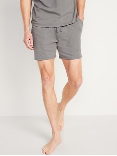Mega-Soft Modal-Blend Pajama Shorts for Men -- 5-inch inseam