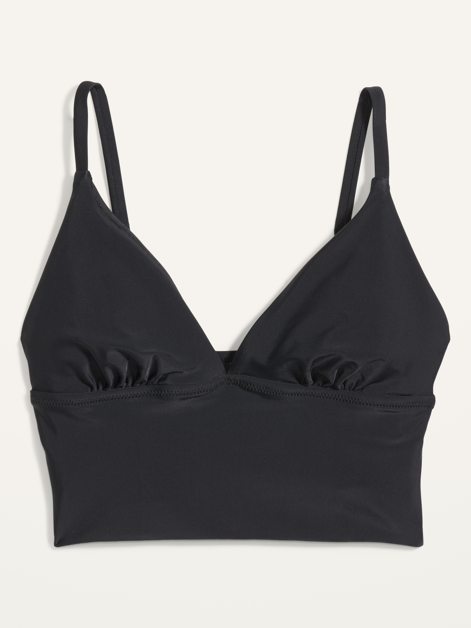 VNeck Cropped Tankini Swim Top Old Navy