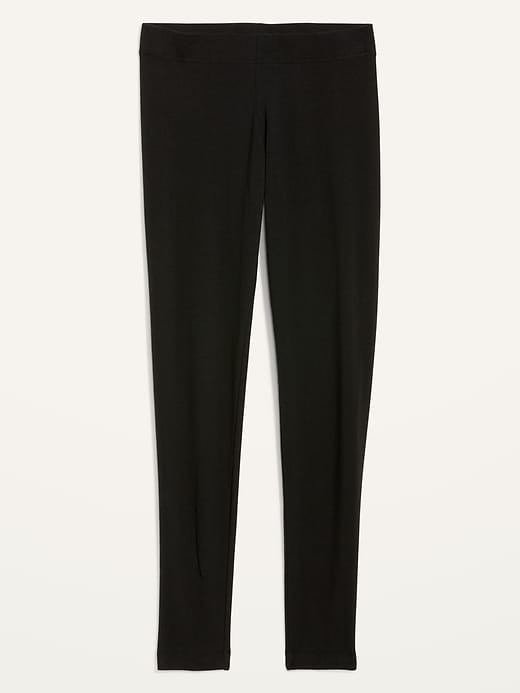 Image number 4 showing, Mid-Rise Jersey Leggings For Women