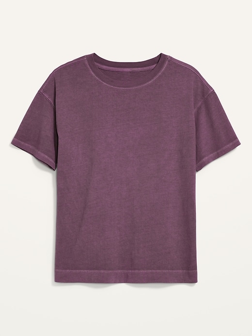 Image number 4 showing, Loose Vintage Crew-Neck T-Shirt for Women