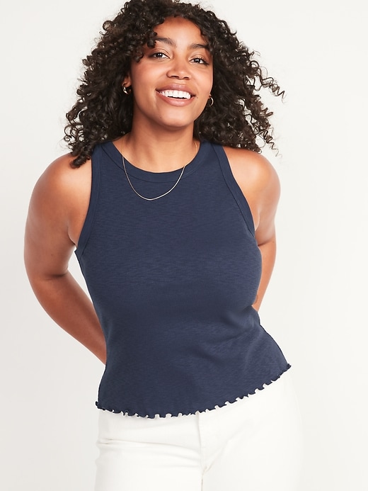 Fitted Rib-Knit Tank | Old Navy