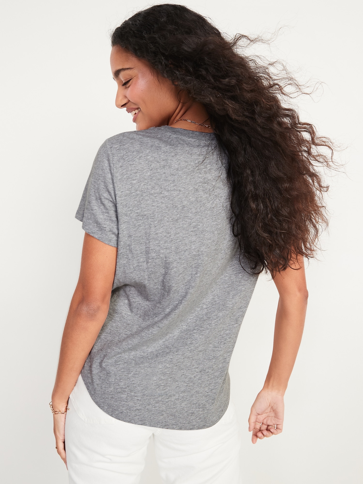 Short Sleeve Graphic EveryWear Tee For Women Old Navy