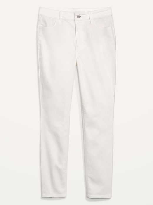 Image number 4 showing, High-Waisted Wow White Super Skinny Ankle Jeans for Women