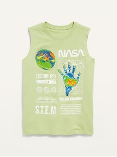 Licensed Graphic Gender-Neutral Sleeveless T-Shirt for Kids