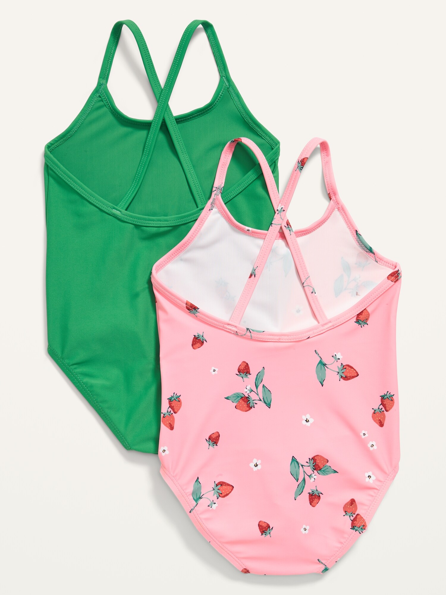 old navy strawberry swimsuit