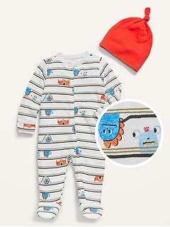 Unisex Soft-Knit 2-Piece Layette Set for Baby