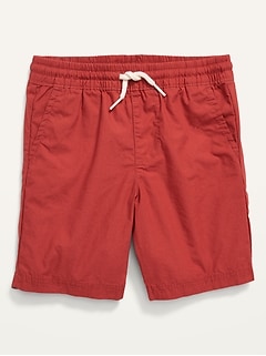 Unisex Cotton Poplin Pull-On Shorts for Toddler