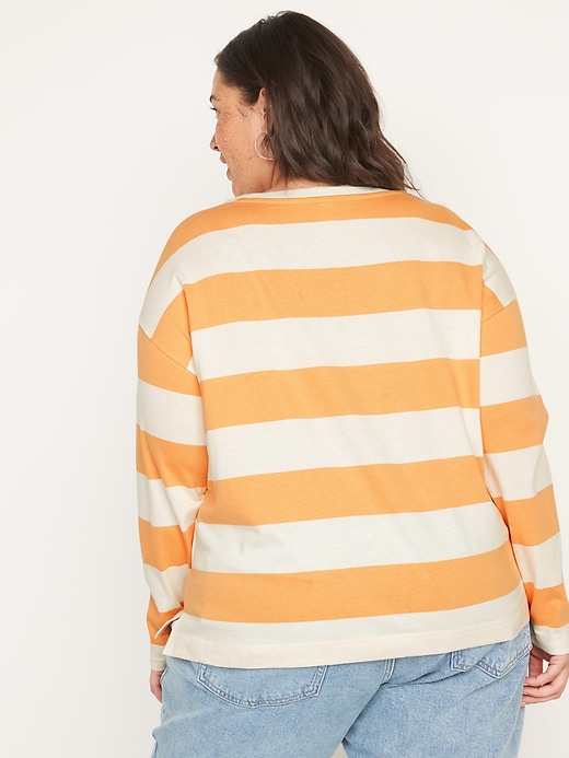 Littledesire Striped O-Neck Full Sleeve Women T-shirt