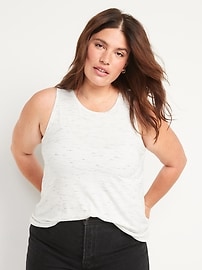 Luxe Sleeveless T-Shirt for Women