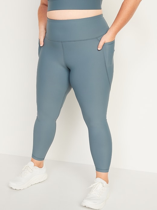Image number 8 showing, High-Waisted PowerSoft 7/8 Leggings