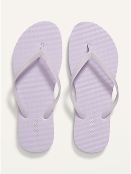 old navy purple flip flops