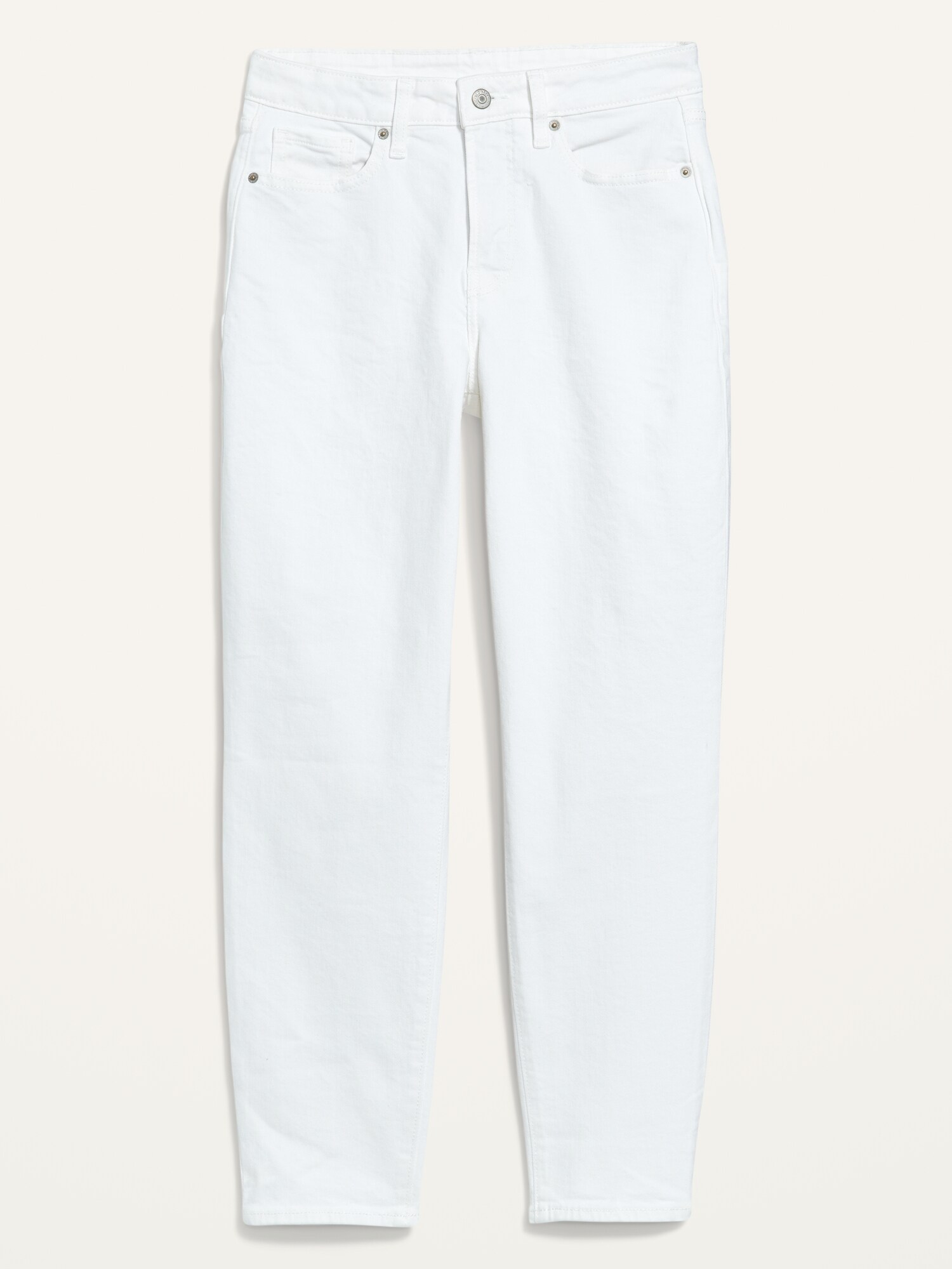 HighWaisted OG Straight White Ankle Jeans for Women Old Navy
