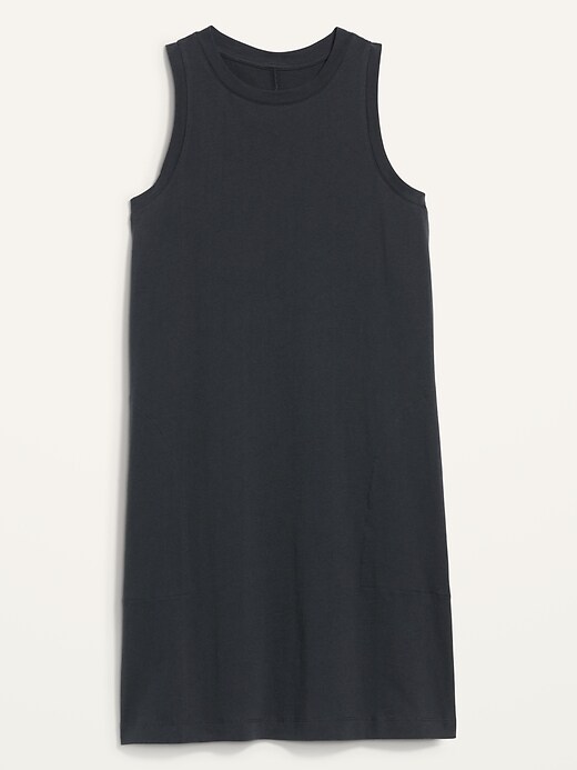 Image number 4 showing, Sleeveless Vintage Mini T-Shirt Swing Dress for Women