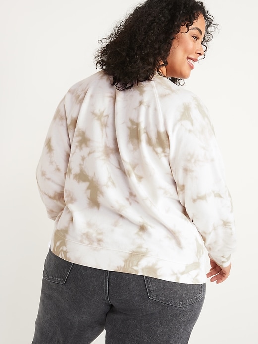 Image number 8 showing, Vintage Specially Dyed Crew-Neck Sweatshirt for Women