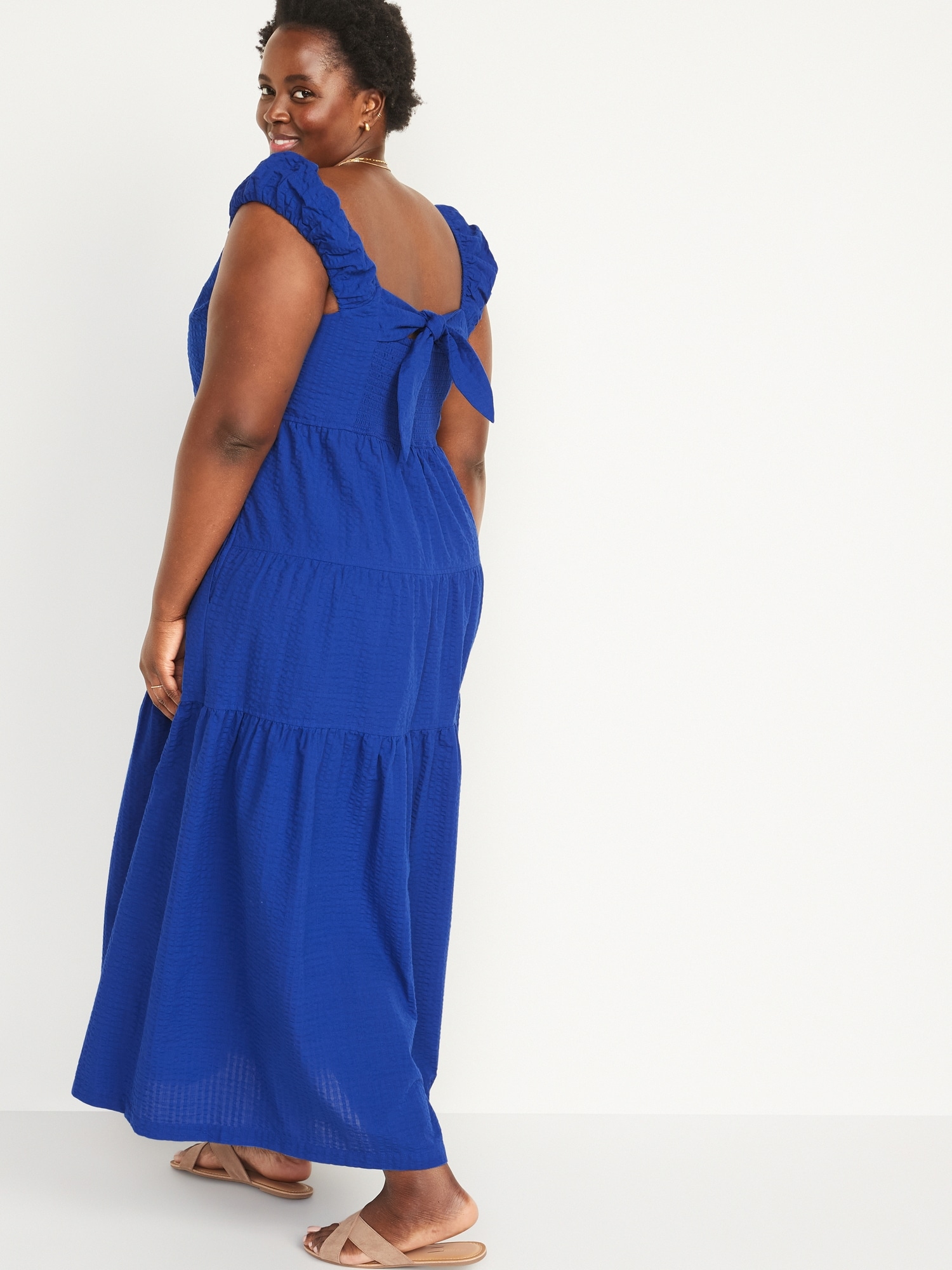 womens navy blue maxi dress