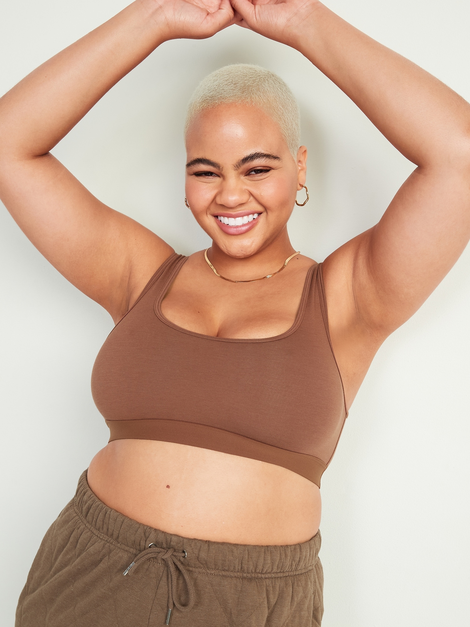 Old Navy Supima Cotton-Blend Bralette Top 2-Pack