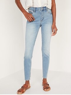 High-Waisted Power Slim Straight Jeans For Women