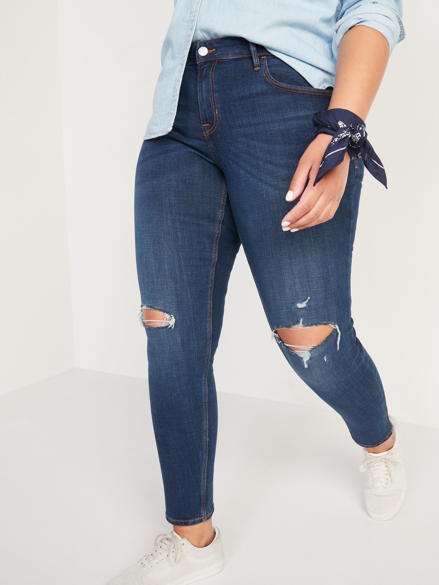 rockstar distressed jeans