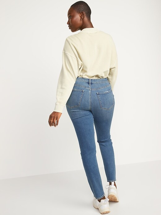 Image number 6 showing, High-Waisted Distressed Pop Icon Skinny Jeans For Women