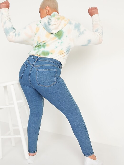 Image number 6 showing, High-Waisted Rockstar Super Skinny Jeans for Women