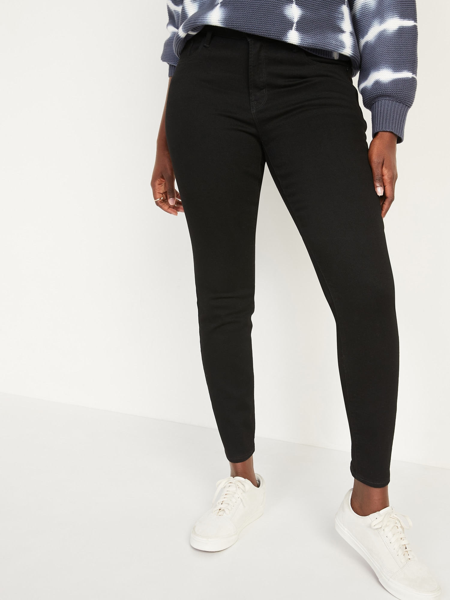 old navy pop icon skinny jeans black